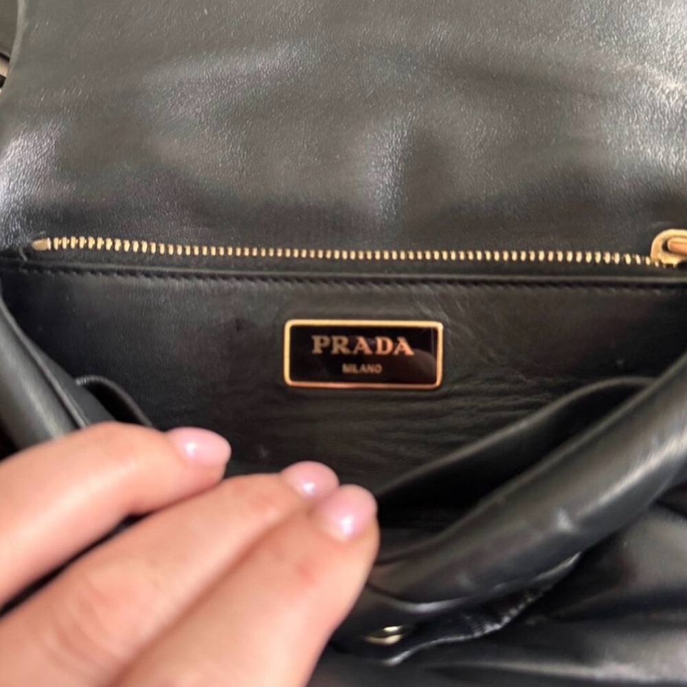 Prada System Nappa Leather Patchwork Crossbody Ba… - image 7